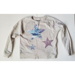 J. Crew Girls Star-Studded Sweatshirt